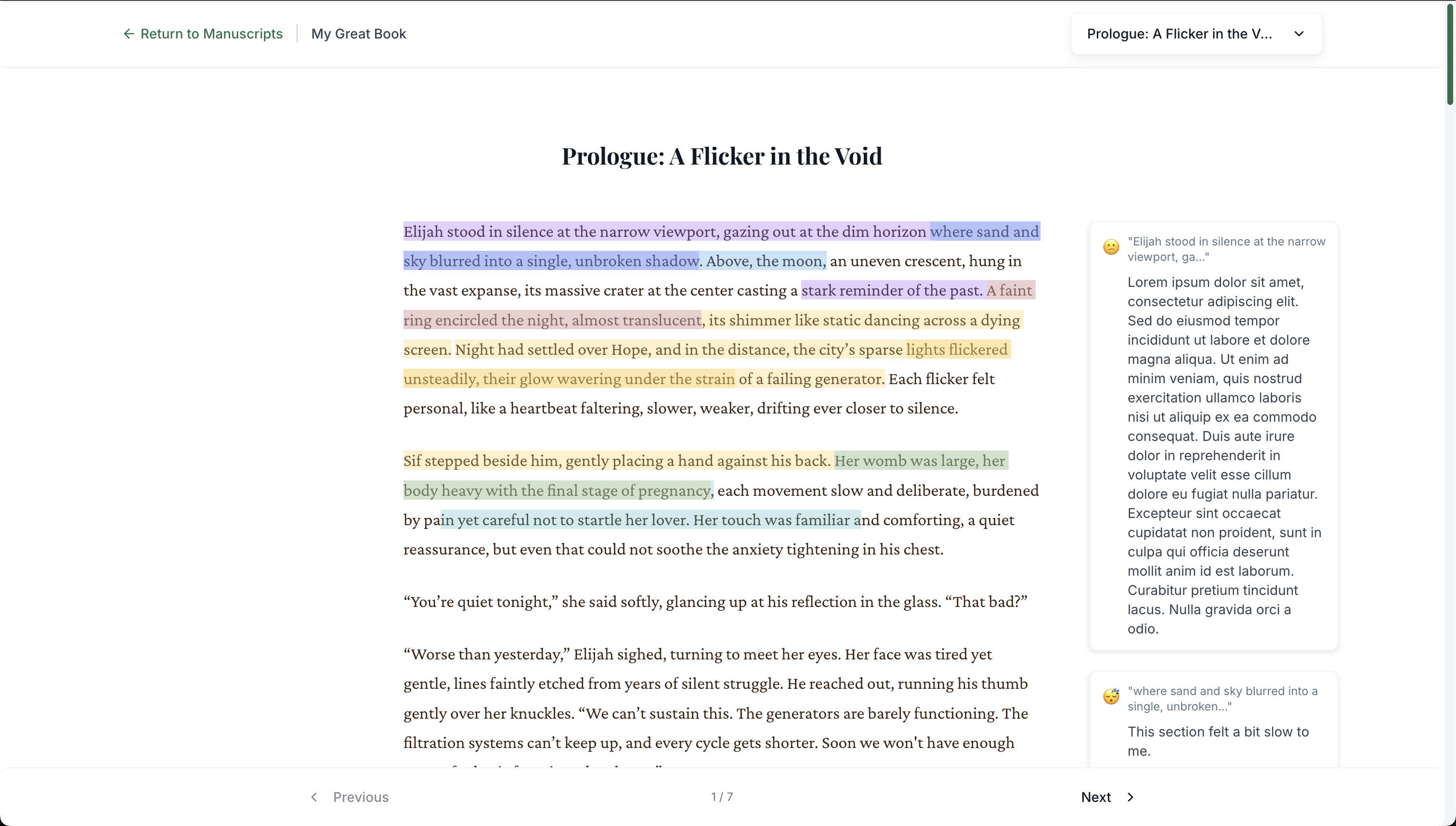 ReaderPulse reaction heatmap